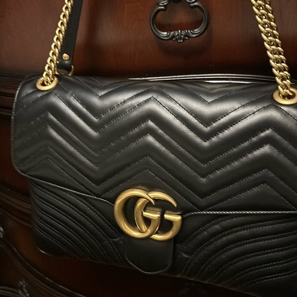 Gucci Gg marmont large handbag new - Picture 3 of 16